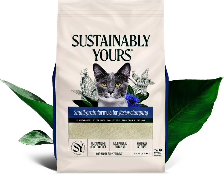 Sustainably Yours Natural Cat Litter - Small Grain
