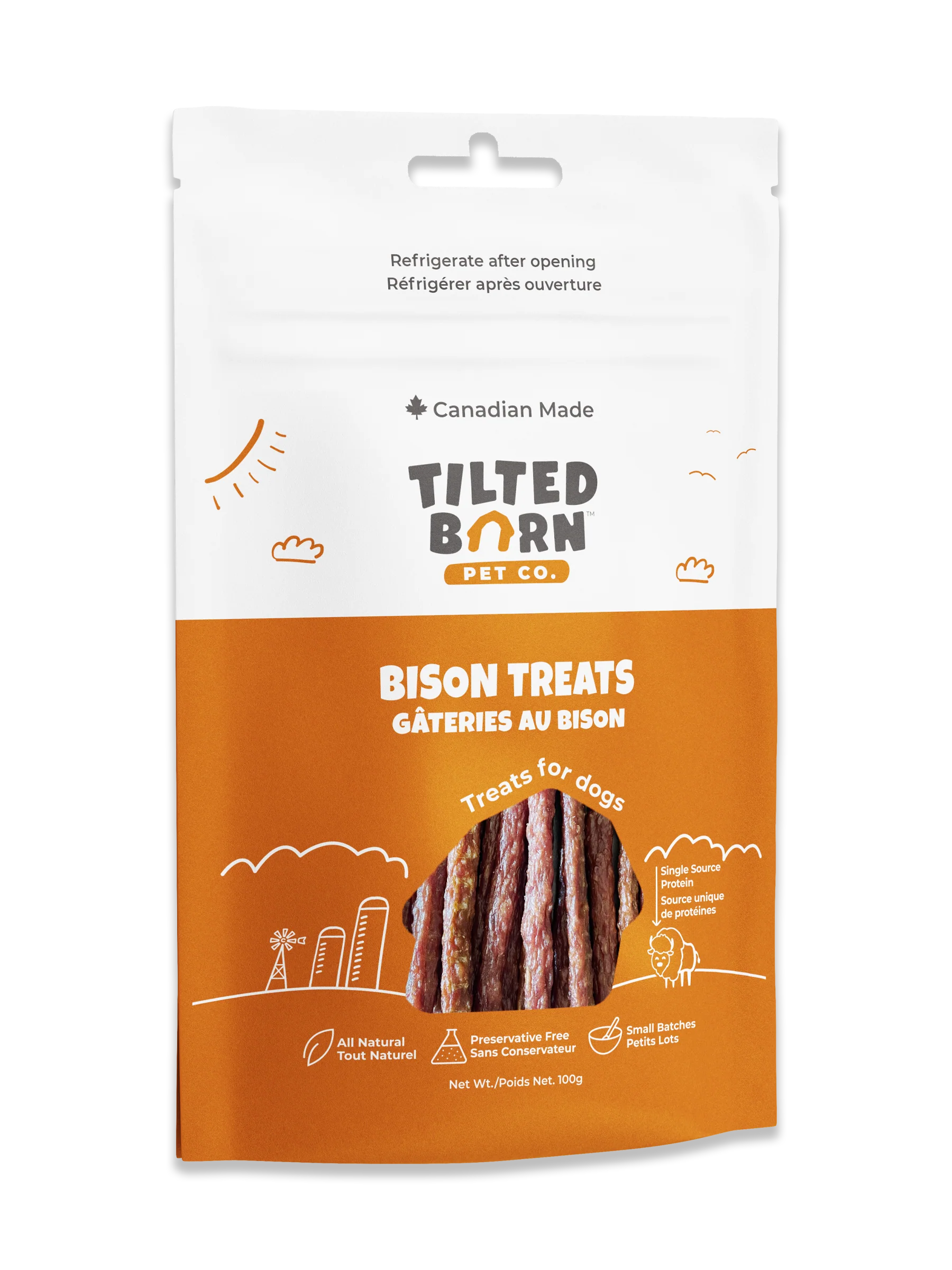 Tilted Barn Canadian Bison Dog Treats