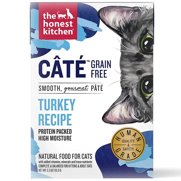 The Honest Kitchen Câté Cat Wet Food - Grain Free Turkey Pâté