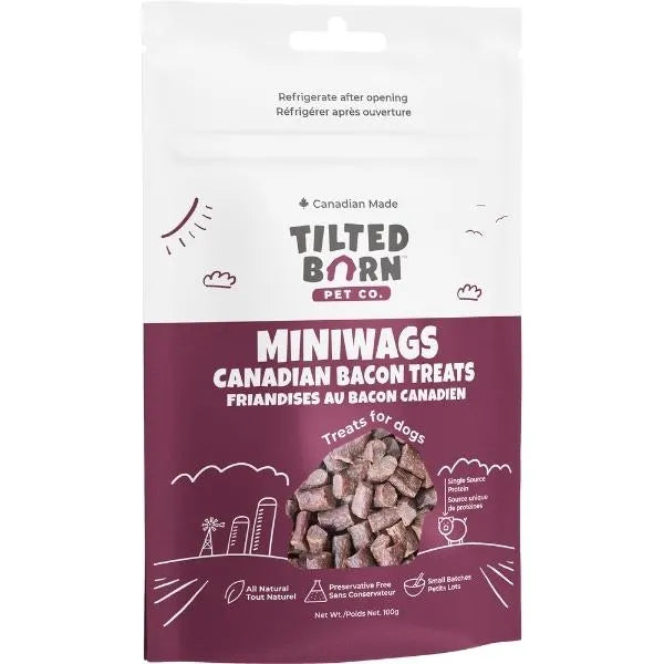 Tilted Barn Miniwags Canadian Bacon Treats