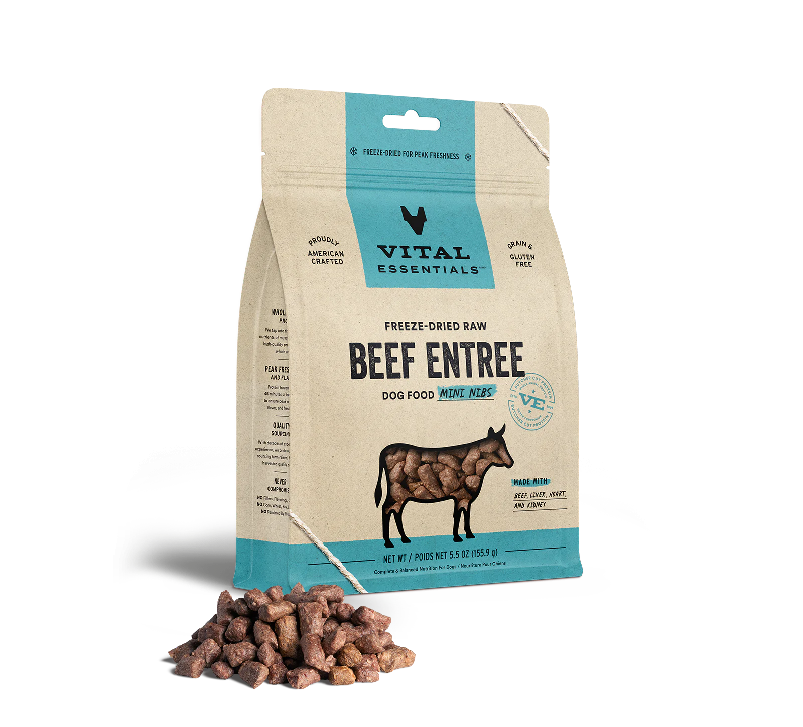 Vital Essentials FREEZE-DRIED RAW BEEF ENTREE