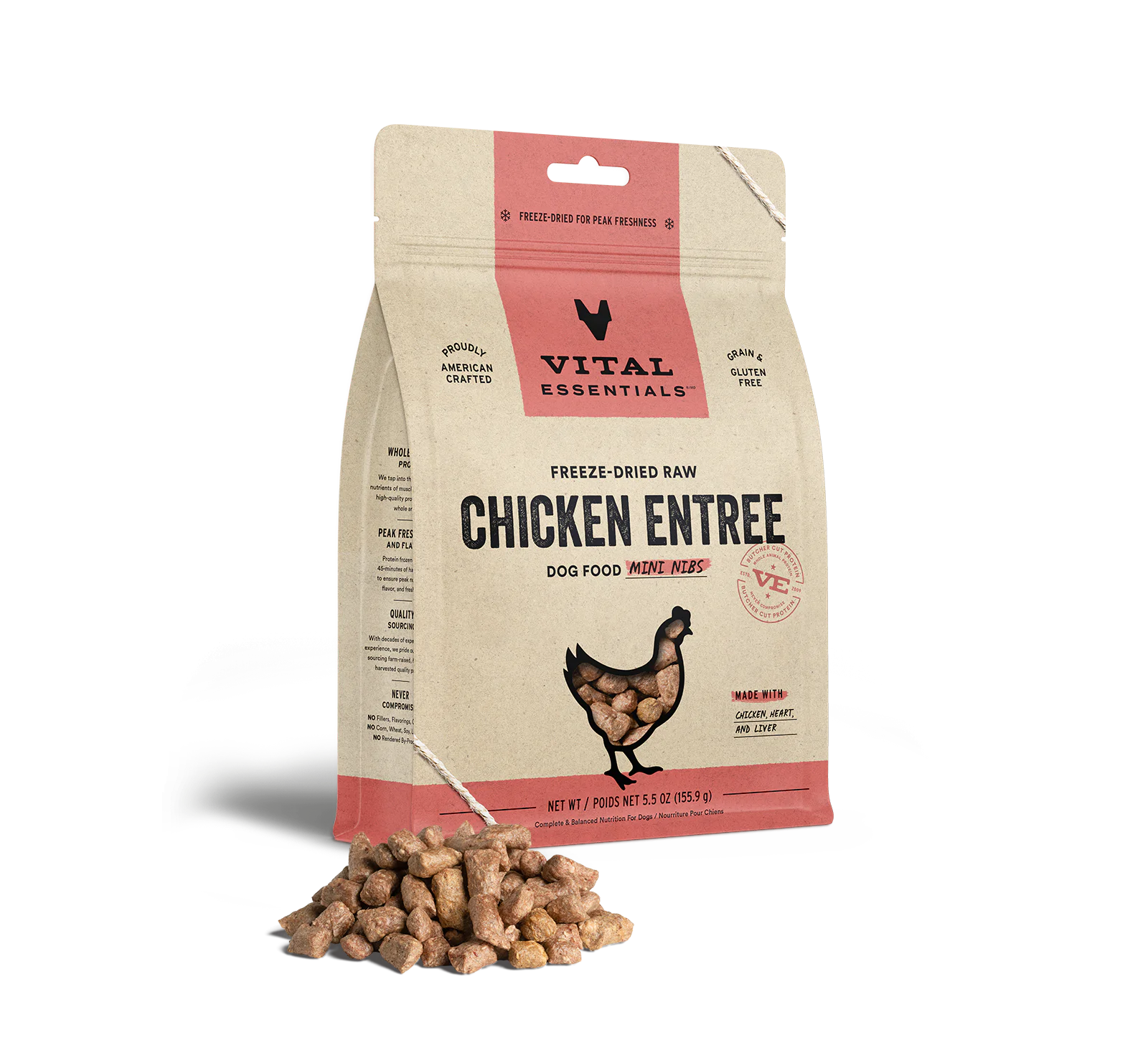 Vital Essentials FREEZE-DRIED RAW CHICKEN ENTREE