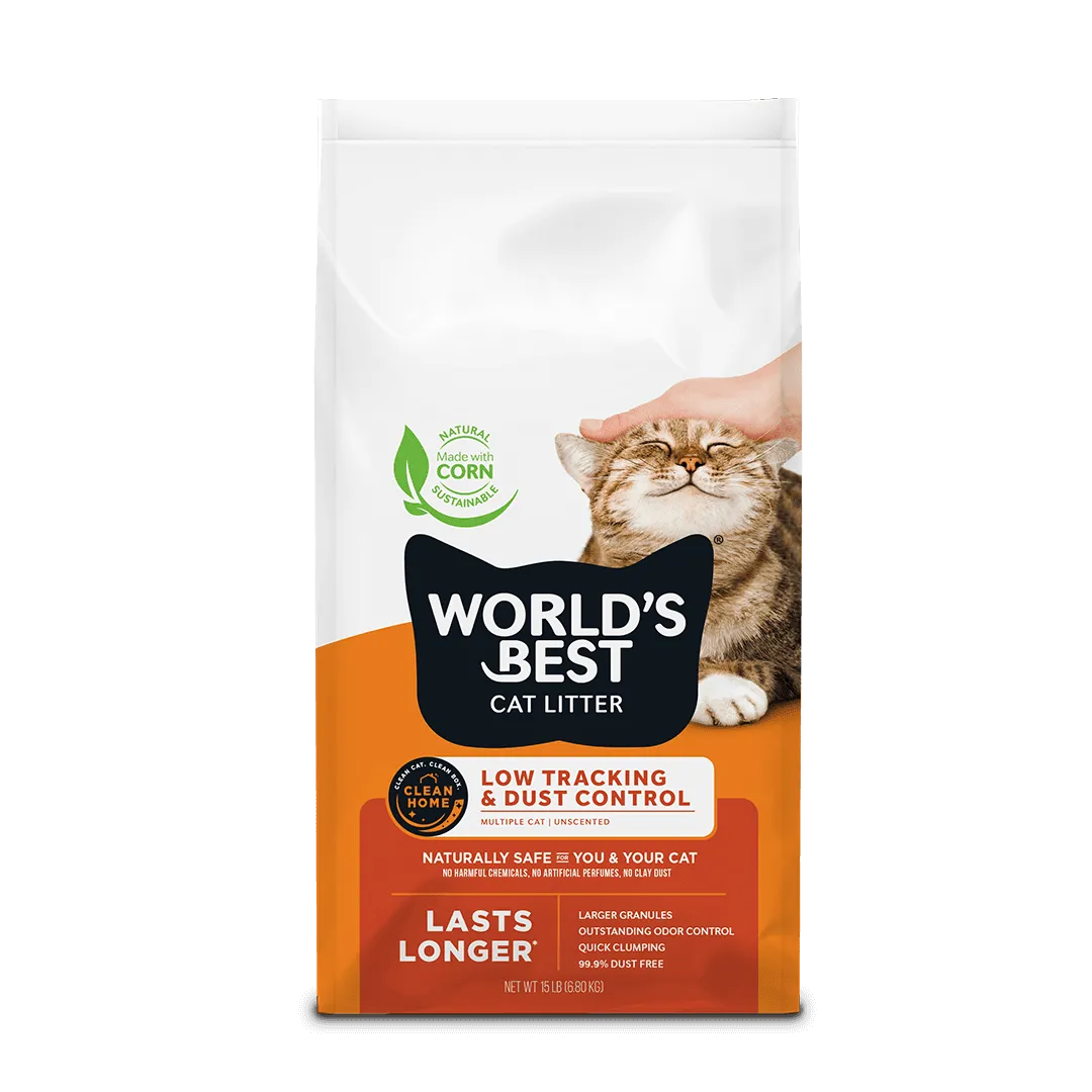 World's Best Low Tracking & Dust Control Cat Litter