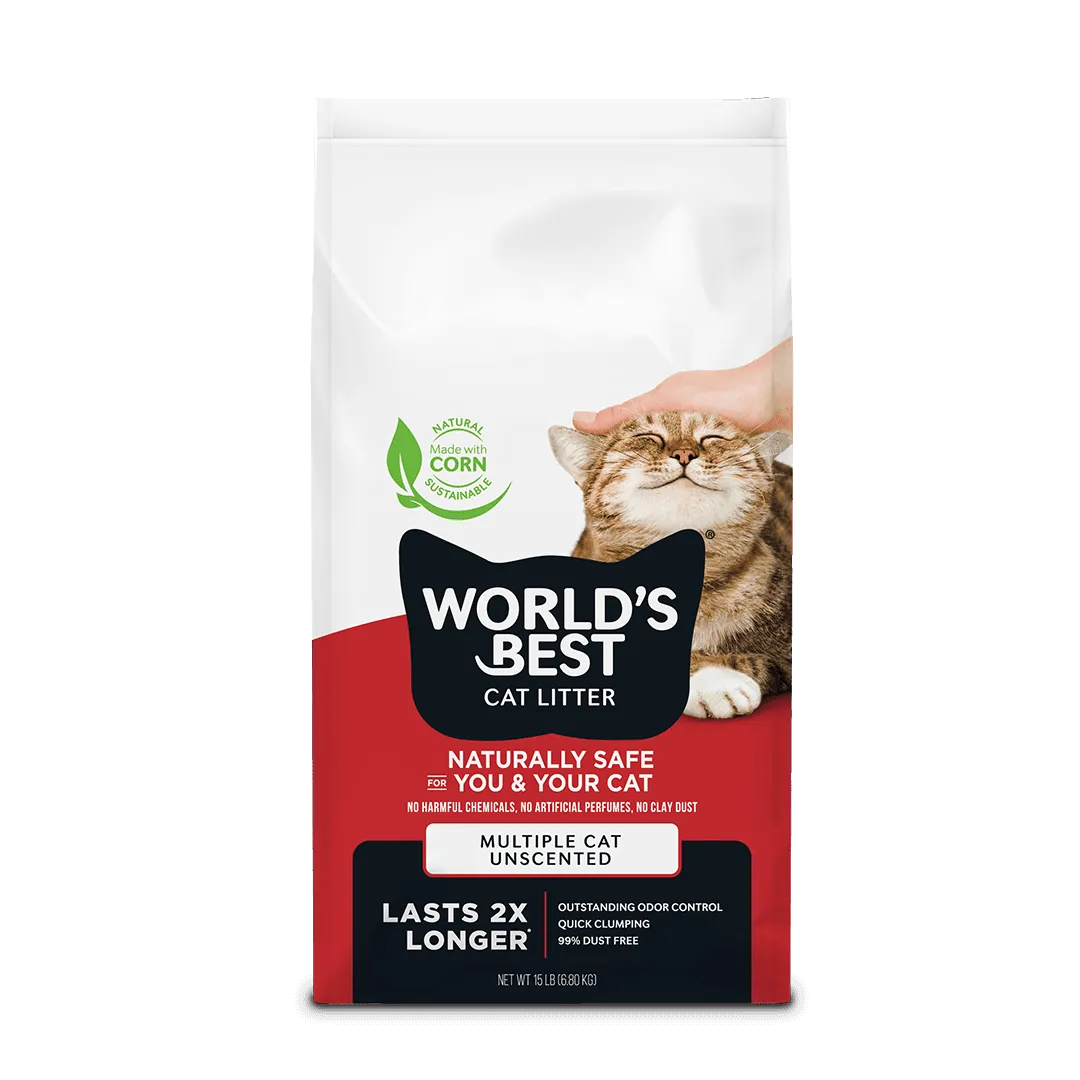 World's Best Multiple-Cat Clumping Cat Formula