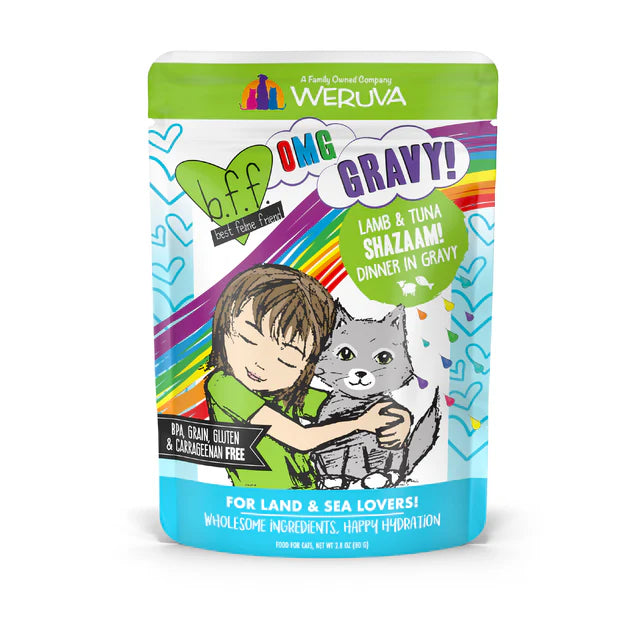 WERUVA B.F.F. Cat Food Pouch - Lamb & Tuna Shazaam! Recipe